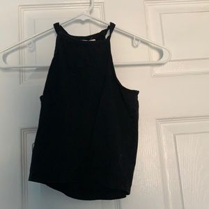 Black crop top